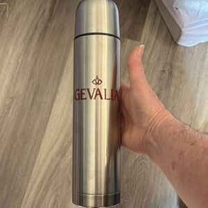 Gevalia Silver Stainless Steel Thermos